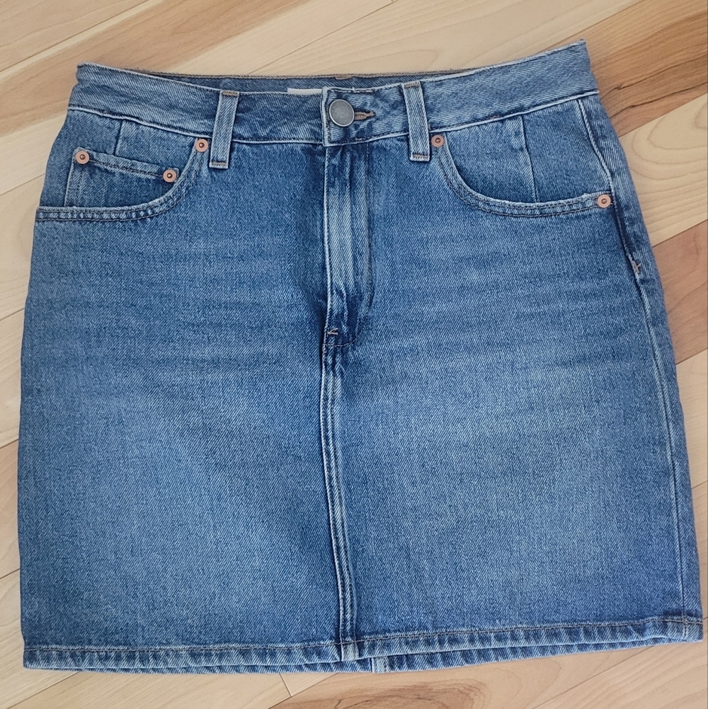 Women's Blue Denim Skirt